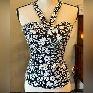 NWT White House | Black Market Floral Corset Top
